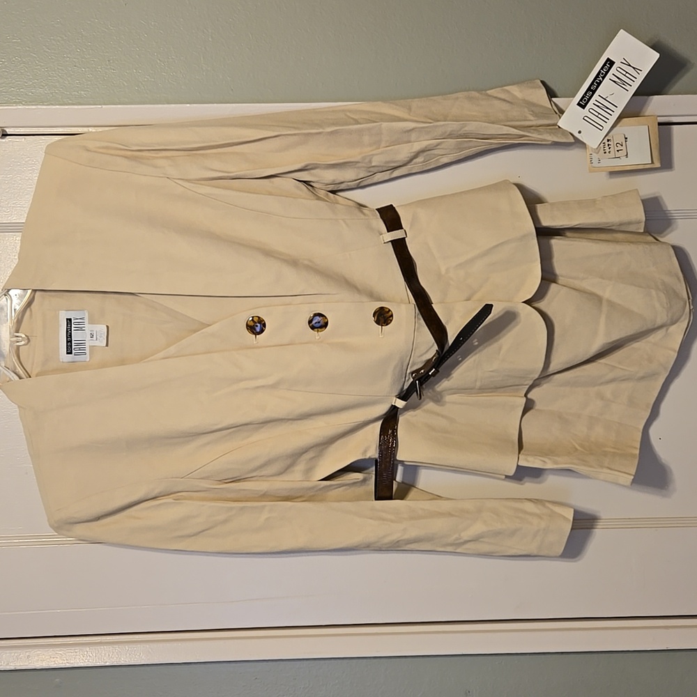 Vintage Dani Max Two Piece Tan Skirt And Jacket Suit